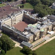 Buckingham Palace desde el cielo